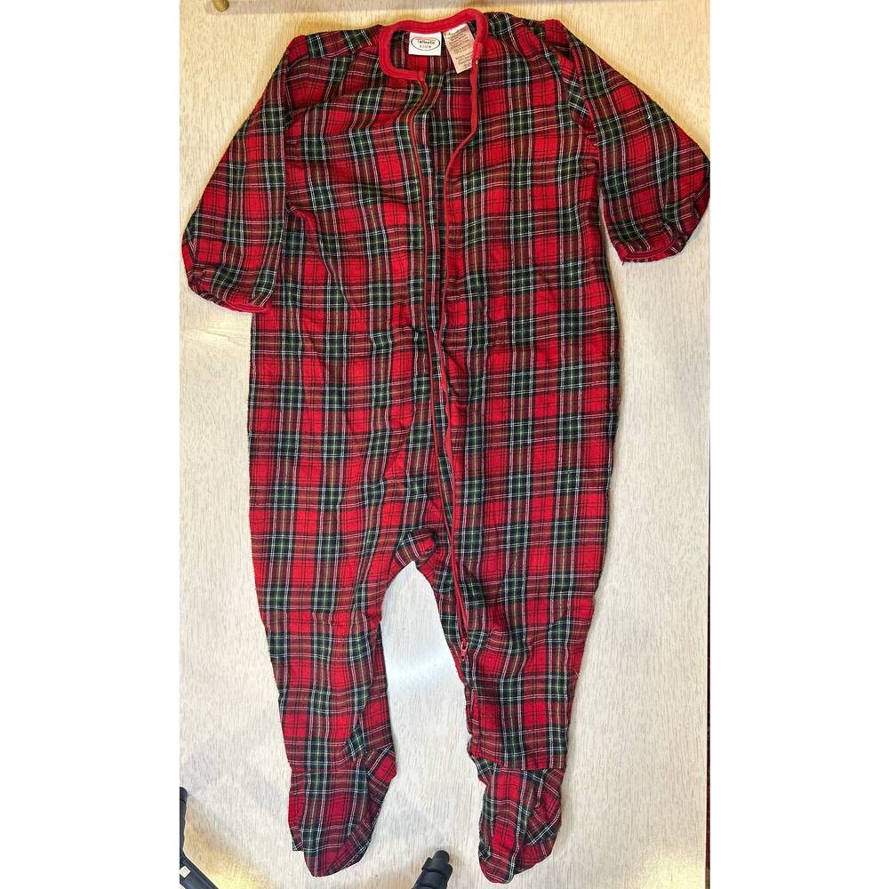 Toddler's Plaid Pajama One-Piece - Talbots Kids  - 24mo